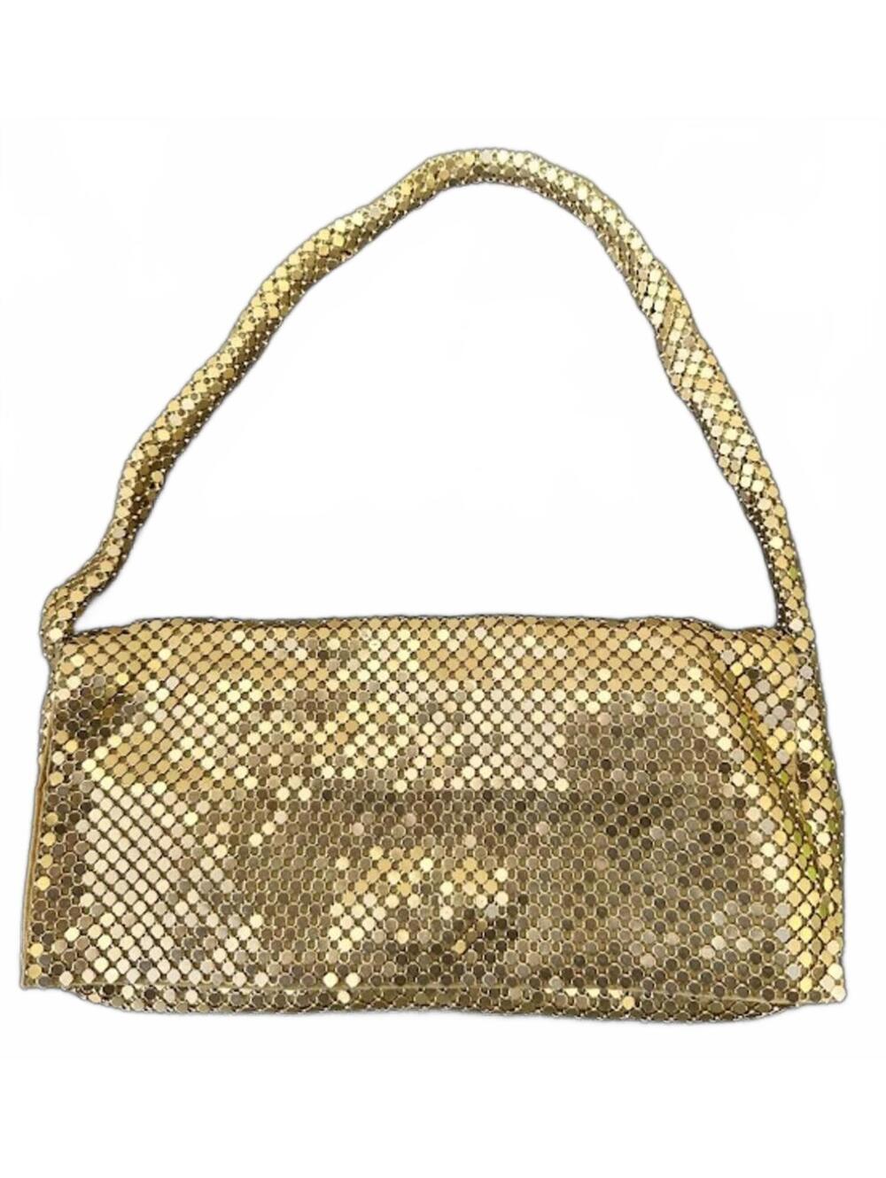 Suzy Smith Gold Mesh Evening Bag Vintage